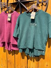 Load image into Gallery viewer, Women’s Raw Edge Top and Shorts Set
