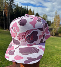 Load image into Gallery viewer, Pink Duck Camo SnapBack Hat
