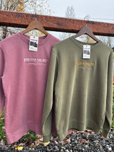 Load image into Gallery viewer, Embroidered Vintage Washed Unisex Crewneck
