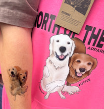 Load image into Gallery viewer, Murphy and Auggie Temporary Tattoo
