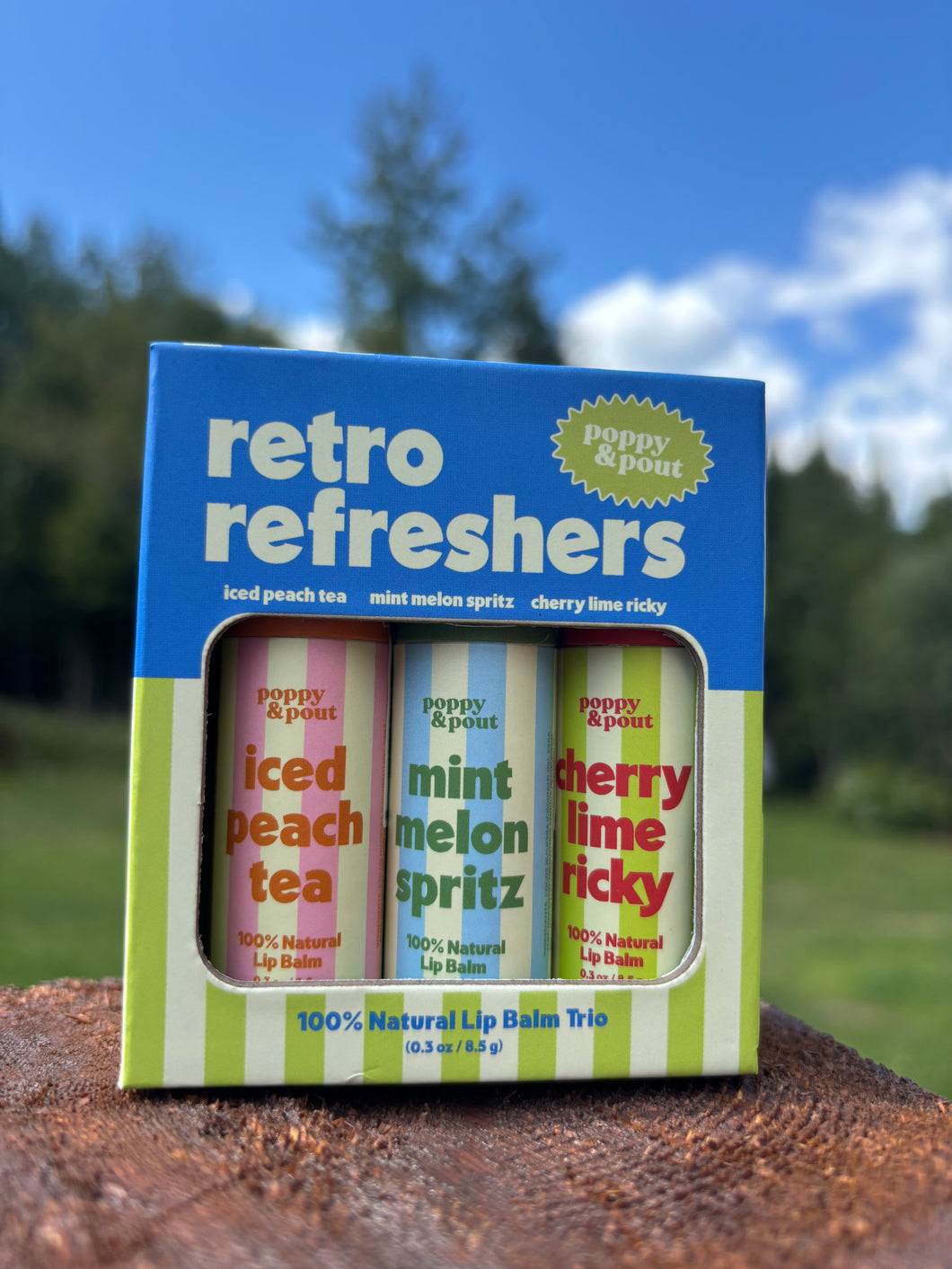 Poppy and Pout Lip Balm Refreshers Pack