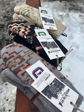 Load image into Gallery viewer, Aztec Knit Winter Mittens
