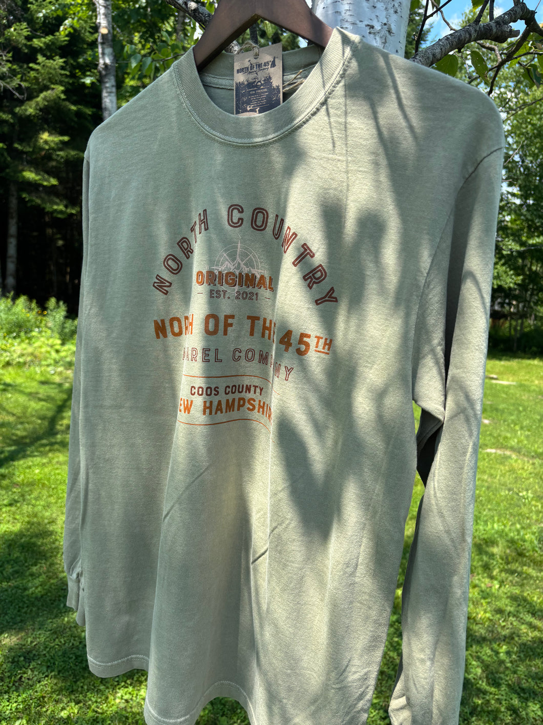 North Country Original Unisex Vintage Washed Long Sleeve