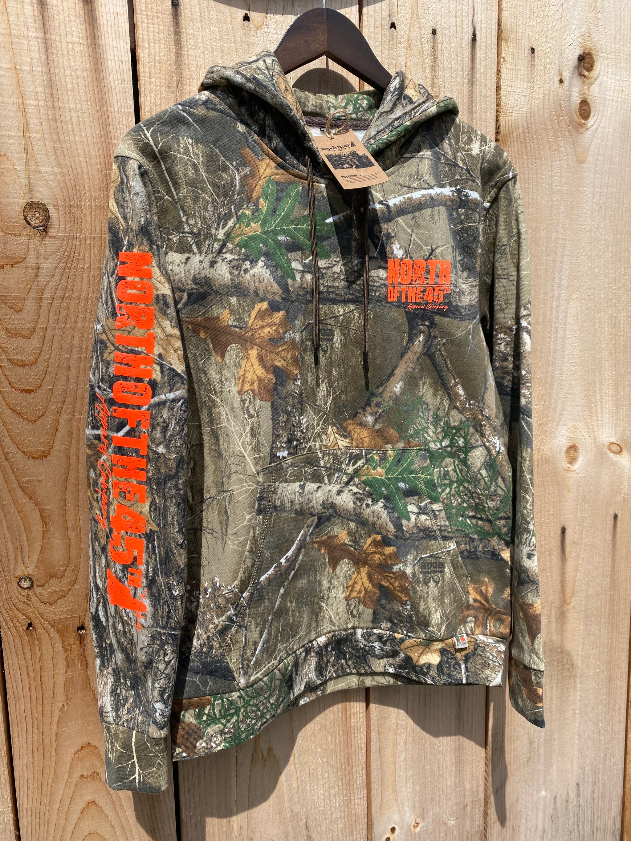 トップス Box Logo Hooded Sweatshirt Realtree Camo Realtree Camo Pullover Hood - Secondary Logo - Iowa Wild Hockey Club