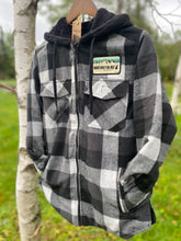 Load image into Gallery viewer, Hooded Quilted Flannel Jacket
